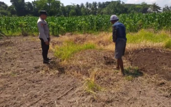 Bhabinkamtibmas Ajak Petani Jagaraga Wujudkan Desa Tangguh Pangan