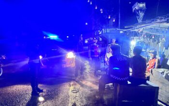 Unit Turjawali Sat Samapta Polres Bima Kota Laksanakan Patroli Blue Light di Wilayah Hukum Bima Kota