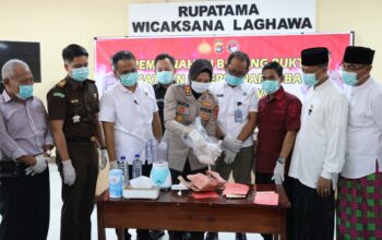 Musnahkan 295,53 Gram Sabu, Kapolres Sumbawa Tegaskan Komitmen Berantas Narkoba