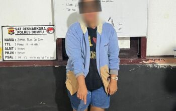 SATRESNARKOBA POLRES DOMPU RINGKUS SEORANG WANITA PENGEDAR SABU DI LINGKUNGAN BALI BARAT