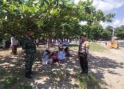 Jaga Kelancaran Upacara Melasti, Polsek Labuhan Badas Laksanakan Pengamanan