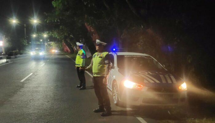 Satlantas Lobar Intensifkan Patroli Malam di Bypass BIL