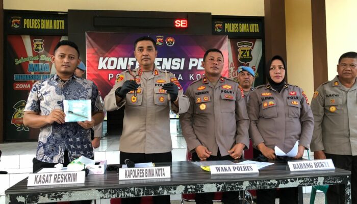 Tiga Remaja Pelaku Panahan Diamankan Polsek Rasanae Barat Polres Bima Kota