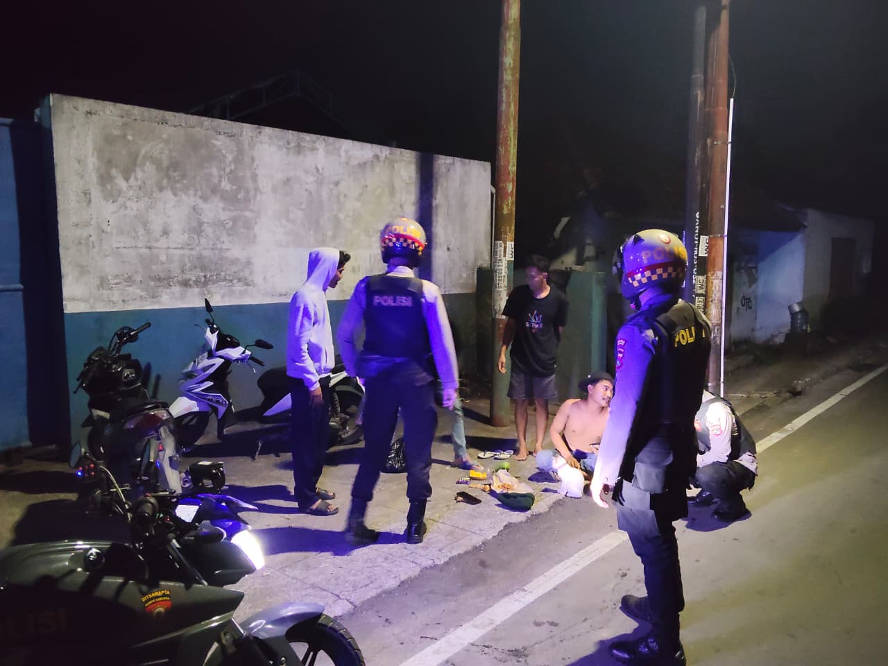 Aksi Tegas Sat Samapta Lombok Barat Redam Balap Liar di Bypass