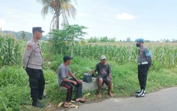 Polsek Lembar Hadirkan Rasa Aman Lewat Patroli Dialogis di Dusun Broro