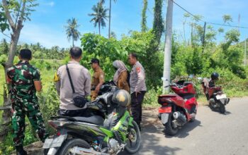 BHABINKAMTIBMAS DESA BANJAR LAKUKAN SAMBANG DESA DAN MONITORING LAHAN PERTANIAN