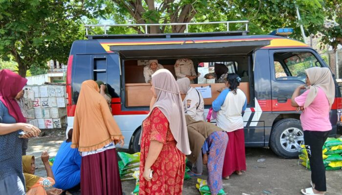 Polres Bima Kota Gelar Bazar Beras untuk Dukung Hasil Pangan Lokal dan Stabilitas Harga Sembako