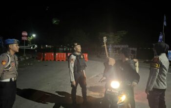 Pamapta dan Piket Fungsi Polres Bima Menggelar Patroli KRYD Minimalisir Aksi Kejahatan di Malam Hari