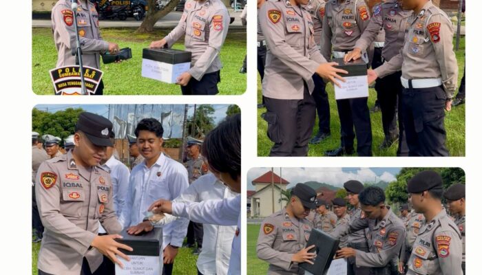 Polres Sumbawa Barat Galang Dana dilingkungan Polres untuk Bantu Korban Bencana Alam di Sumatra