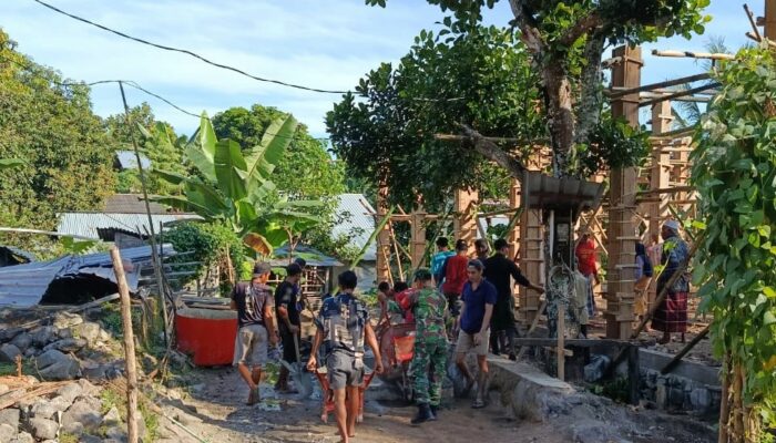 Warga Anyar Bangun Masjid Nurul Huda dengan Kebersamaan