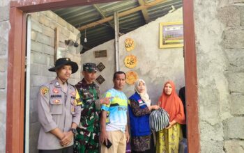 Bhabinkamtibmas Desa Banjar Tinjau Rumah Warga Terdampak Cuaca Ekstrim