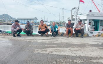 Polsek Kawasan Pelabuhan Laut Bima Laksanakan Patroli Rutin, Tegaskan Imbauan Kamtibmas