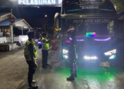 Polsek KPL Tano Gelar KRYD di Pelabuhan Poto Tano, Kapolres Tekankan Keamanan Gerbang Lintas Pulau Sumbawa