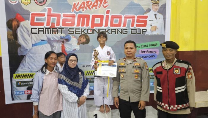 Ukir Prestasi Sejak Dini, Putri Anggota Polri Raih Dua Juara champions Camat Sekongkang Cup