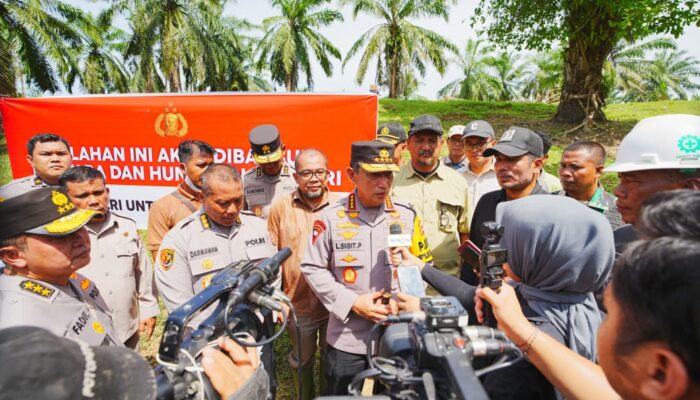 Kapolri Tinjau Kesiapan Lokasi Huntap Polri seluas 6,5 Ha di Aceh Tamiang