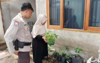 Ketahanan Pangan Langkah Nyata Polres Lombok Barat di Desa Meninting