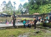Libur Nyaman di Air Ranget, Babinsa Lakukan Monitoring