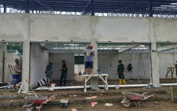 Pengerjaan KDMP Desa Langko Dipercepat, Warga dan TNI Bersatu