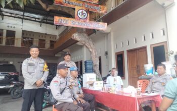 Pos Pengamanan Ops Lilin Rinjani 2025 Polres Bima Kota Amankan Ibadah Awal Tahun Umat Kristiani