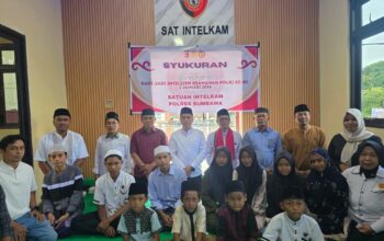 Penuh Keberkahan, Sat Intelkam Polres Sumbawa Gelar Syukuran Hari Jadi Ke-80 Bersama Anak Yatim