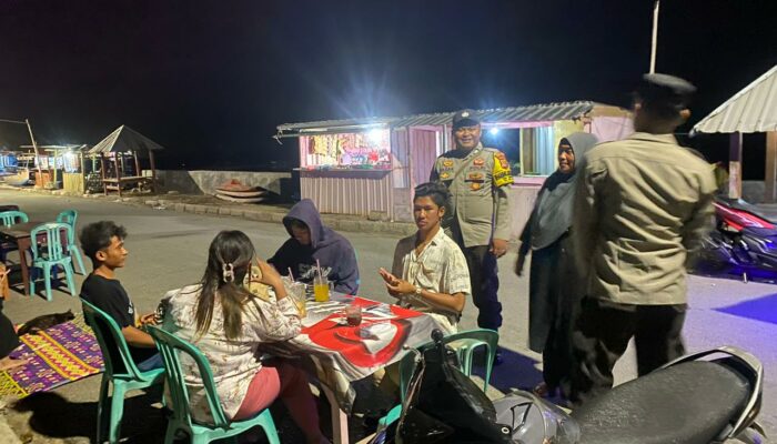 Polsek Poto Tano Gelar Patroli Dialogis, Ajak Masyarakat Jaga Stabilitas Kamtibmas