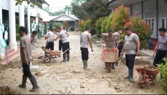 Komitmen Pemulihan Pascabencana, Polri Pastikan SMPN 2 Langsa Siap Digunakan Kembali