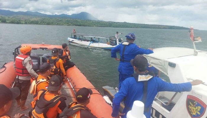 Sehari Menghilang Nelayan ini Ditemukan Oleh Satpolairud Polres Bima dalam Keadaan Stroke Ringan