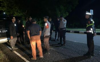 Pamapta Polres Bima dan Gabungan Piket Fungsi dan Aktif Menggelar Patroli KRYD Malam Hari Jaga Kamtibmas.