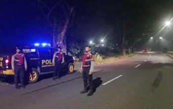 Polres Lombok Barat Gelar Patroli Blue Light di Jalur Bypass BIL II