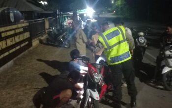 Patroli Dialogis Polsek Jereweh Imbau Warga Jaga Kondusifitas dan Waspadai Cuaca Ekstrem