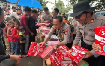 Kapolres Aceh Tengah Jangkau Desa Terisolir dengan Trail, Salurkan Bantuan dan Gelar Bhakti Kesehatan bagi Pengungsi Bintang Pepara