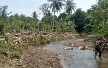 Sinergi TNI dan Warga, Wujudkan Jembatan Penghubung Desa