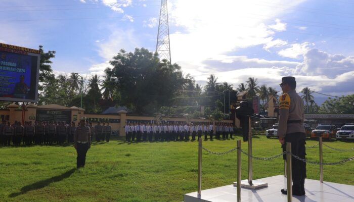 Polres Lombok Utara Gelar ApelPasukan Operasi Keselamatan Rinjani 2026