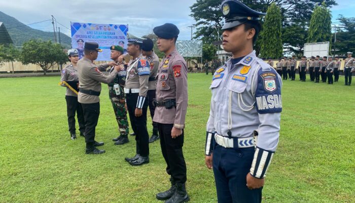 Polres Sumbawa Barat Gelar Apel Pasukan Operasi Keselamatan Rinjani 2026