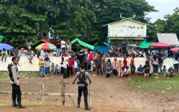 Mencegah Berbagai Kerawanan Kamtibmas di Area Pacuan Kuda, Polres Bima Terjunkan Sat-samapta