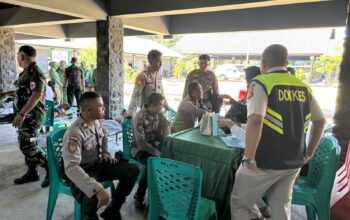 Polres Bima Kota Berpartisipasi dalam Donor Darah HUT ke-80 Persit Kartika Chandra Kirana