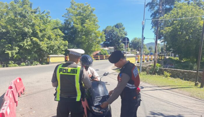 Satgas Preventif Polres Bima Operasi Keselamatan Rinjani 2026, kembali Menggelar Sosialisasi Keselamatan Berkendara