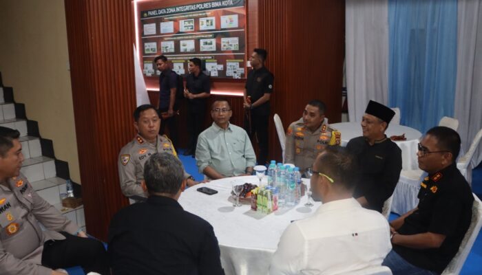 Wakil Wali Kota Bima, Diskusi Kamtibmas Bersama Kapolda NTB