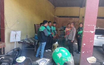 Sat Binmas Polres Bima Kota Laksanakan Cooling System Bersama Pengemudi Ojek Online