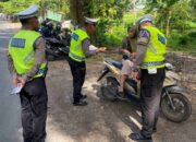 Satlantas Polres Lombok Barat Gelar Operasi di Jalur Kediri