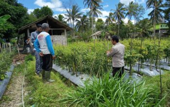 Ps. Kanit Binmas Polsek Montong Gading Laksanakan Silaturahmi ke Kelompok Tani Gegek Tengah