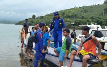 Menjamin Keamanan Wilayah Perairan Teluk Bima, Satpolairud Polres Bima Masifkan Patroli Rutin