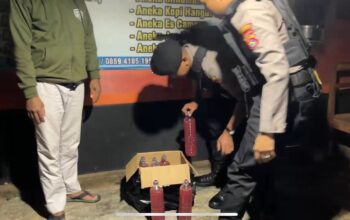 Razia Miras Ramadhan, Sat Samapta dan Sat Resnarkoba Polres Lombok Timur Amankan Sejumlah Barang Bukti di Labuan Lombok