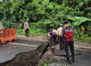 Jalan amblas, Sekotong Lombok Barat, Cuaca ekstrem NTB, Polsek Sekotong, Desa Buwun Mas, Jalur alternatif Sekotong, Berita Lombok Barat