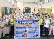 Police Go To School, Satlantas Polres Bima Kota Gaungkan “Ramadhan Tertib Berlalu Lintas” di SMA Negeri 1 Kota Bima