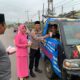 POLSEK MANGGELEWA DAN BHAYANGKARI BERBAGI TAKJIL, TEBARKAN BERKAH RAMADHAN 1447 H
