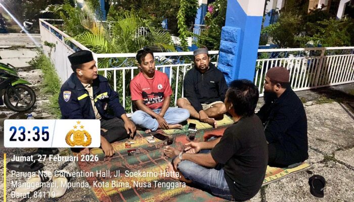 Bhabinkamtibmas Manggemaci Imbau Warga Jaga Harkamtibmas dan Tidak Nyalakan Petasan di Bulan Suci Ramadhan 1447 H