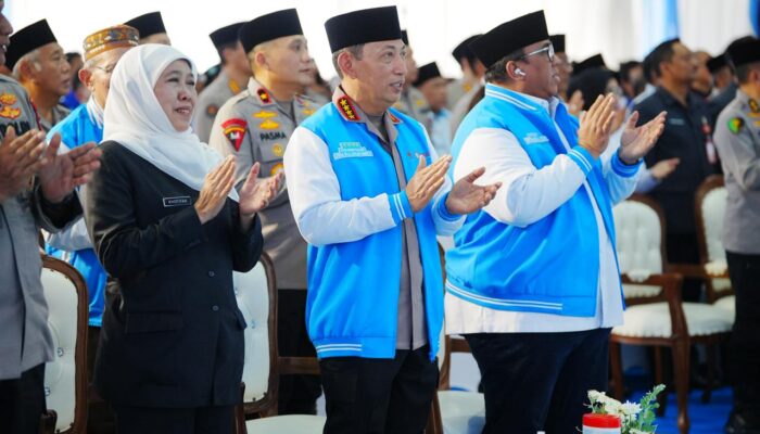 Silaturahmi Ramadhan Bareng KSPSI di Jatim, Kapolri Ajak Buruh Bersatu Dukung Upaya Perdamaian Presiden