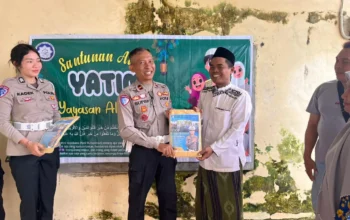 Polantas Menyapa Sasar Panti Asuhan di Lombok Barat