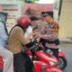Ramadhan Penuh Kepedulian, Sat Samapta Polres Dompu Turun ke Jalan Berbagi Takjil